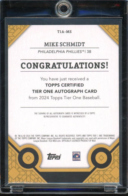 2024 Tier One Mike Schmidt /25 Auto Green