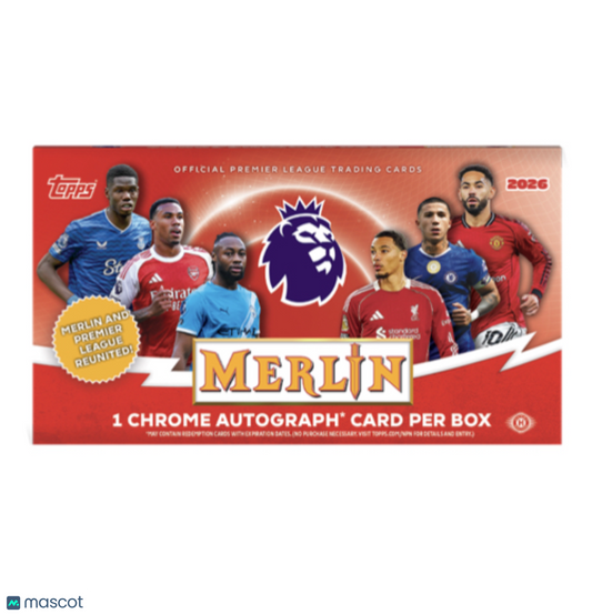 PRE ORDER 2025-26 Topps Merlin Chrome Soccer Hobby Box