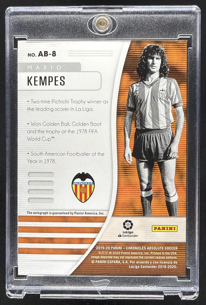 2019 Panini Chronicles Mario Kempes #AB-8 Absolute Auto