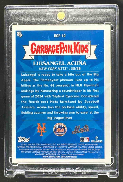 2024 Bowman Chrome Luisangel Acuna #BGP-10 GPK Mets
