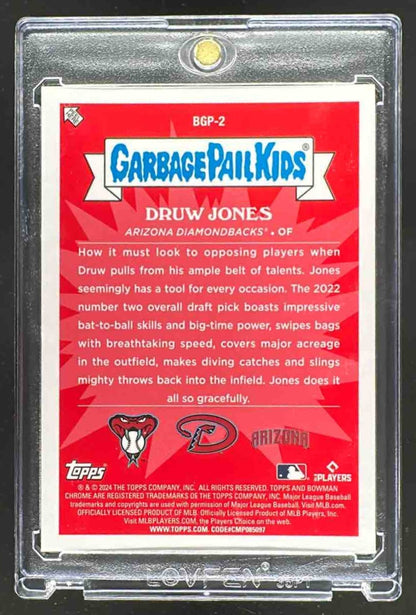 2024 Bowman Chrome Druw Jones #BGP-2 GPK Diamondbacks