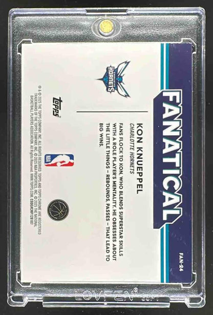 2025-26 Topps Chrome Kon Knueppel #FAN-24 Fanatical RC SSP