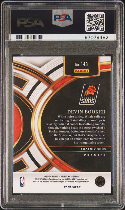 2023 Select Devin Booker Elephant Prizm SP PSA 10