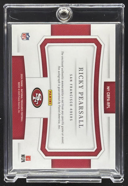 2025 Panini National Treasures Ricky Pearsall #2 Auto