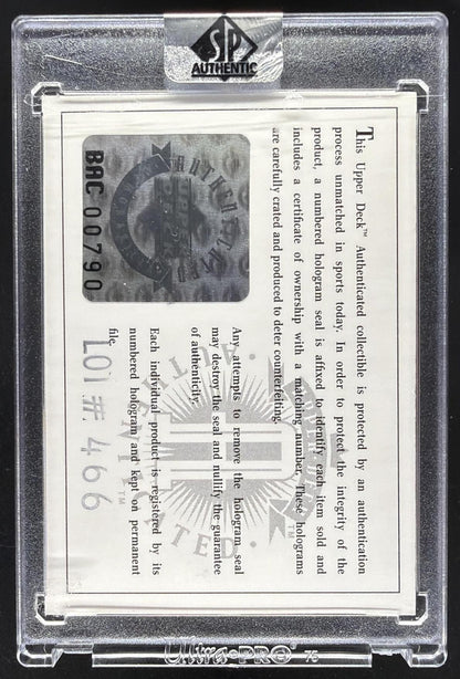 2001 Sp Authentic Ken Griffey Jr Auto /466