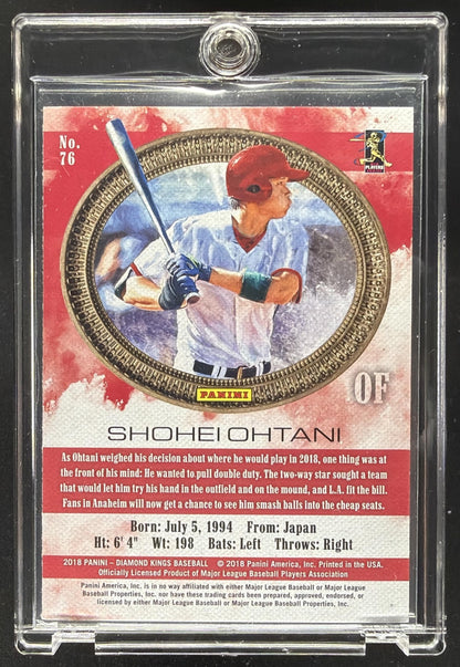 2018 Panini Diamond Kings Shohei Ohtani #76 RC