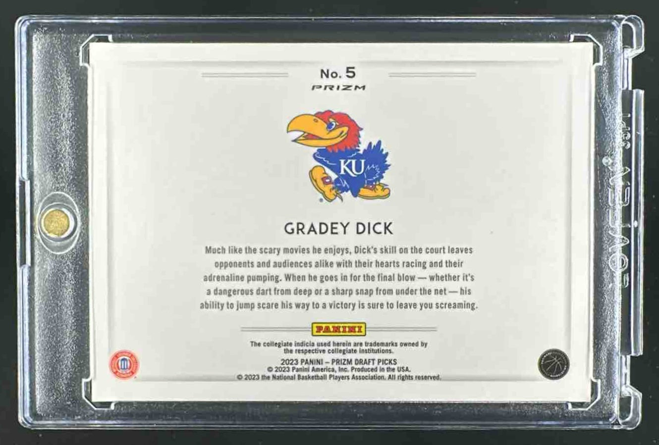 2023 Panini Prizm Draft Picks Gradey Dick Color Blast SP
