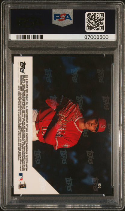 2018 Topps Now Shohei Ohtani Rookie #650 PSA 10