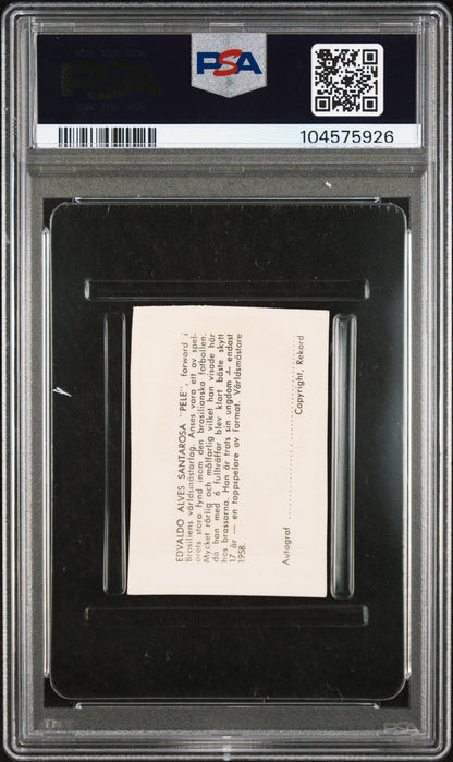 1957 Sweish Rekord Journal Pele PSA 3