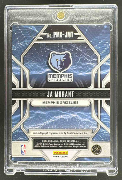2024-25 Panini Prizm Ja Morant #PMX-JMT Prizmatrix Signatures Auto Grizzlies