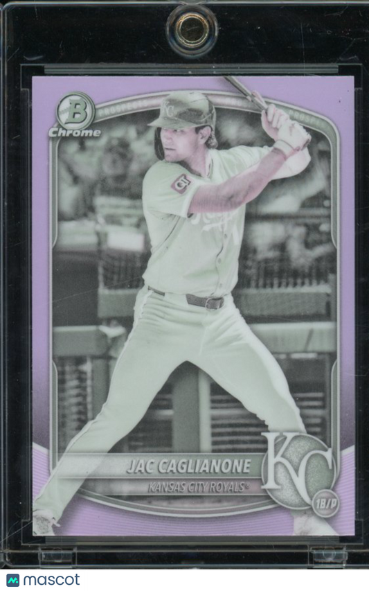 2025 Bowman Chrome Jac Caglianone Pearl Refractor