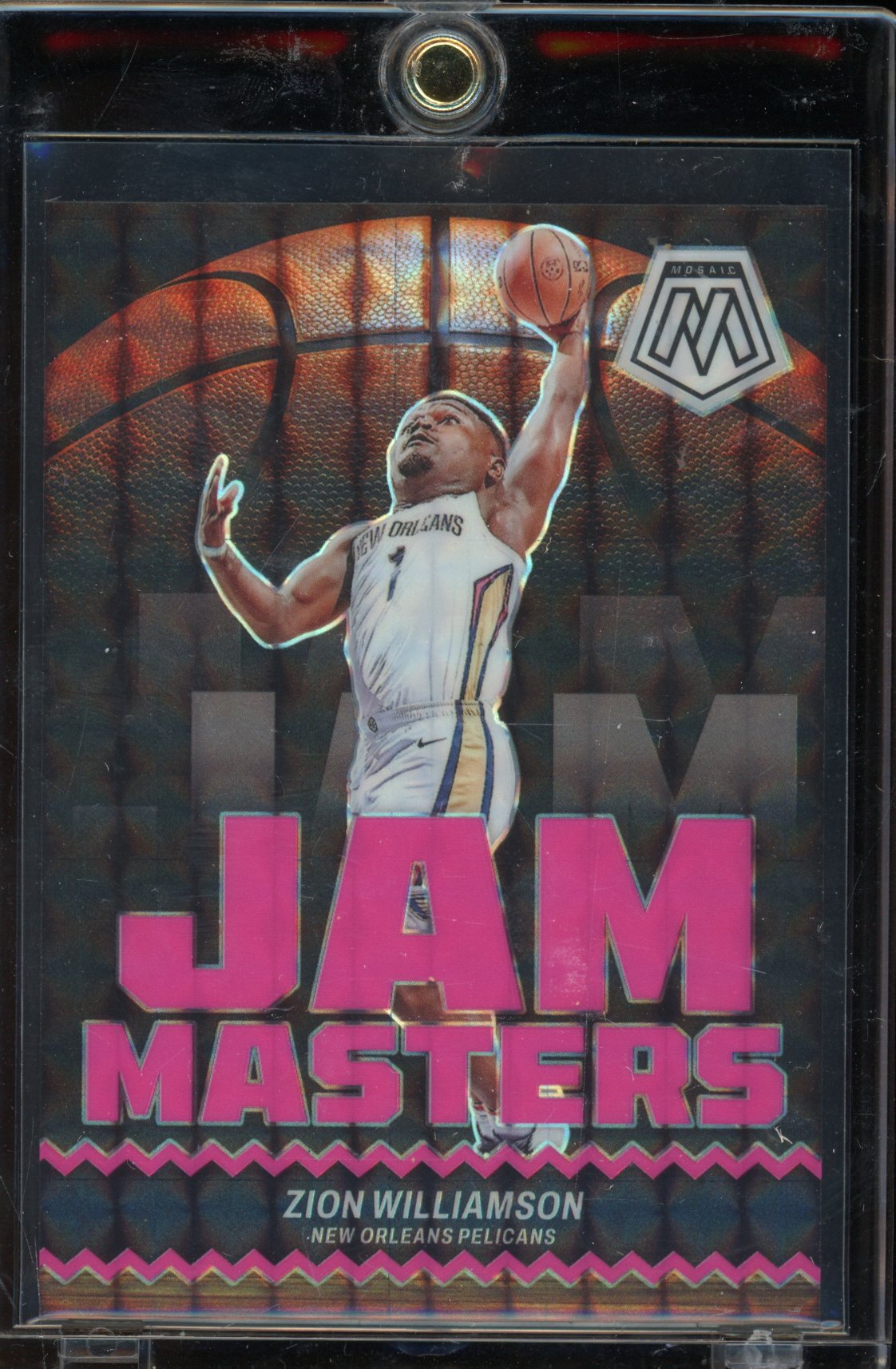 2023 Mosaic Zion Williamson Jam Masters Pink Fluorescent 09/10