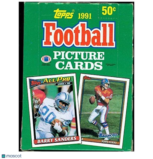 1991 Topps Football Wax Box