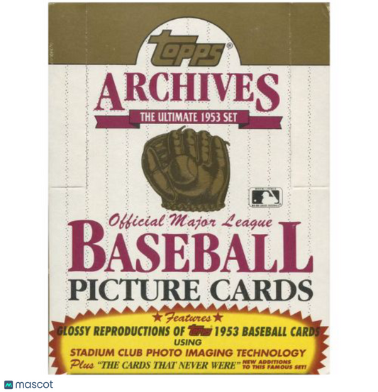 1991 Topps Archives (1953) Baseball Box