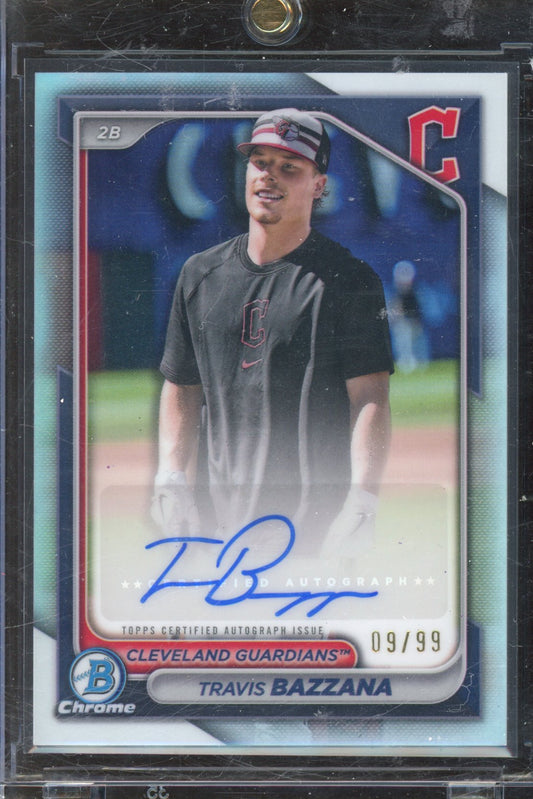2024 Bowman Draft Travis Bazzana Image Variation Refractor Auto 09/99