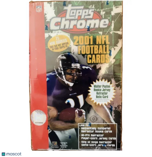 2001 Topps Chrome Football Hobby Box