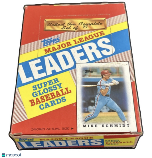 1988 Topps Major League Leaders Minis Baseball Wax Box