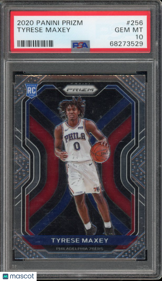 2020-21 Prizm Tyrese Maxey Rookie PSA 10
