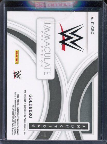 2022 Immaculate WWE Goldberg Inductions Auto /75
