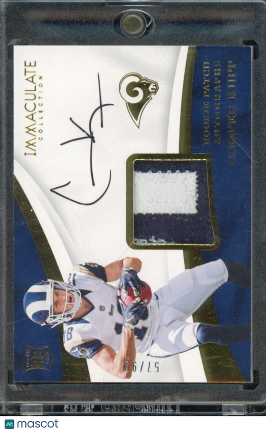 2017 Immaculate Cooper Kupp Rookie Patch Auto /99