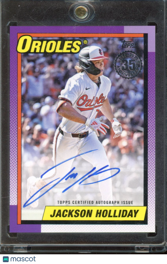 2025 Topps Jackson Holliday 35th Anniversary Auto