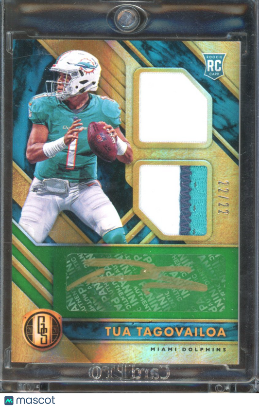2020 Gold Standard Tua Tagovailoa Rookie Patch Auto 22/22