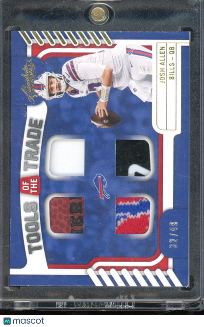 2022 Absolute Josh Allen Tools Of The Trade /49 Patch