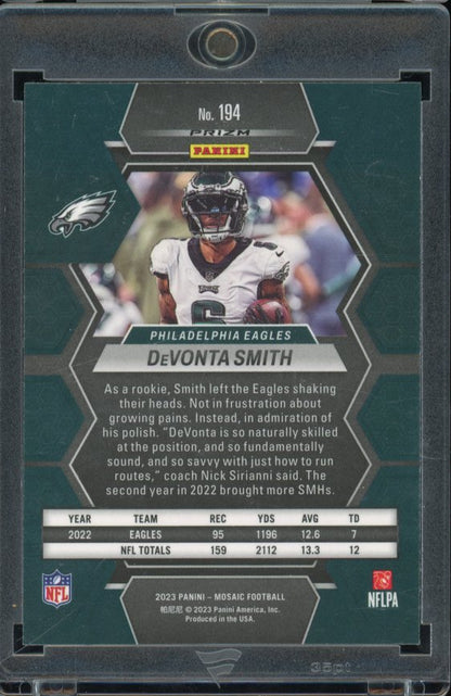 2023 Mosaic Devonta Smith Genesis Case Hit