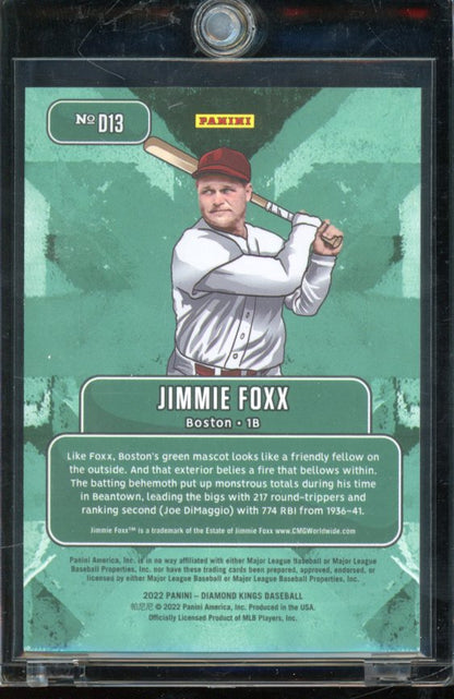 2022 Diamond Kings Jimmie Foxx Downtown Case Hit