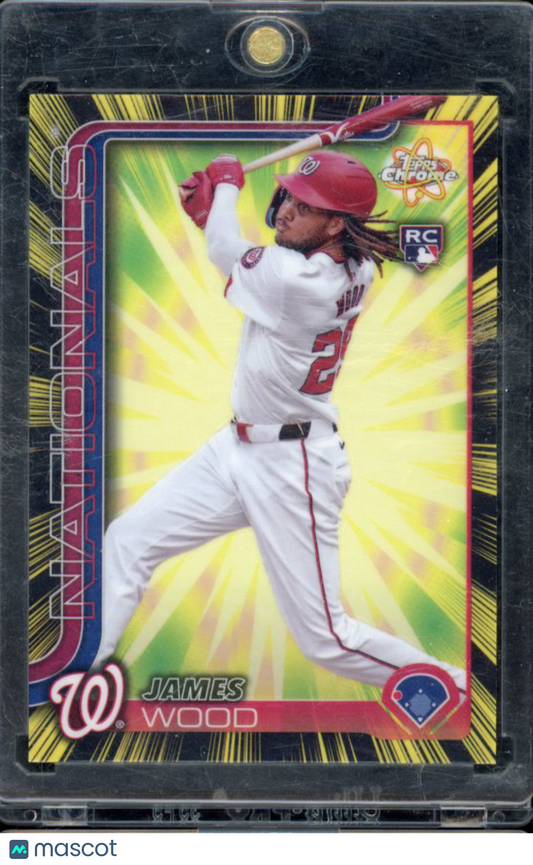 2025 Topps Chrome James Wood Radiating Rookies