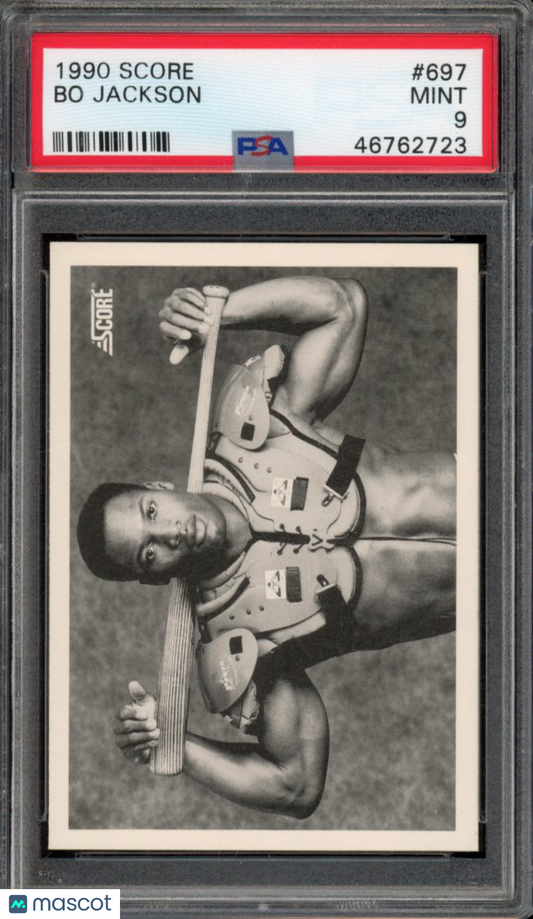 1990 Score Bo Jackson Rookie Bo Knows PSA 9