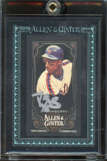 2024 Allen & Ginter X Darryl Strawberry Framed Auto 10/10