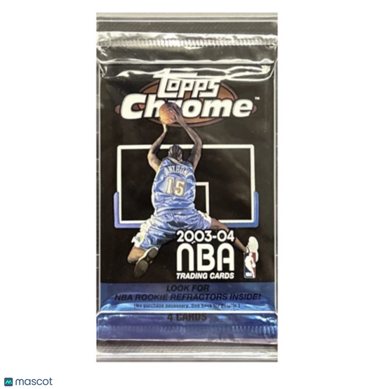 2003-04 TOPPS CHROME BASKETBALL HOBBY PACK