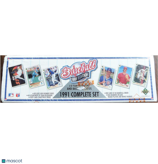 1991 Upper Deck Baseball Cards Complete Factory Set
