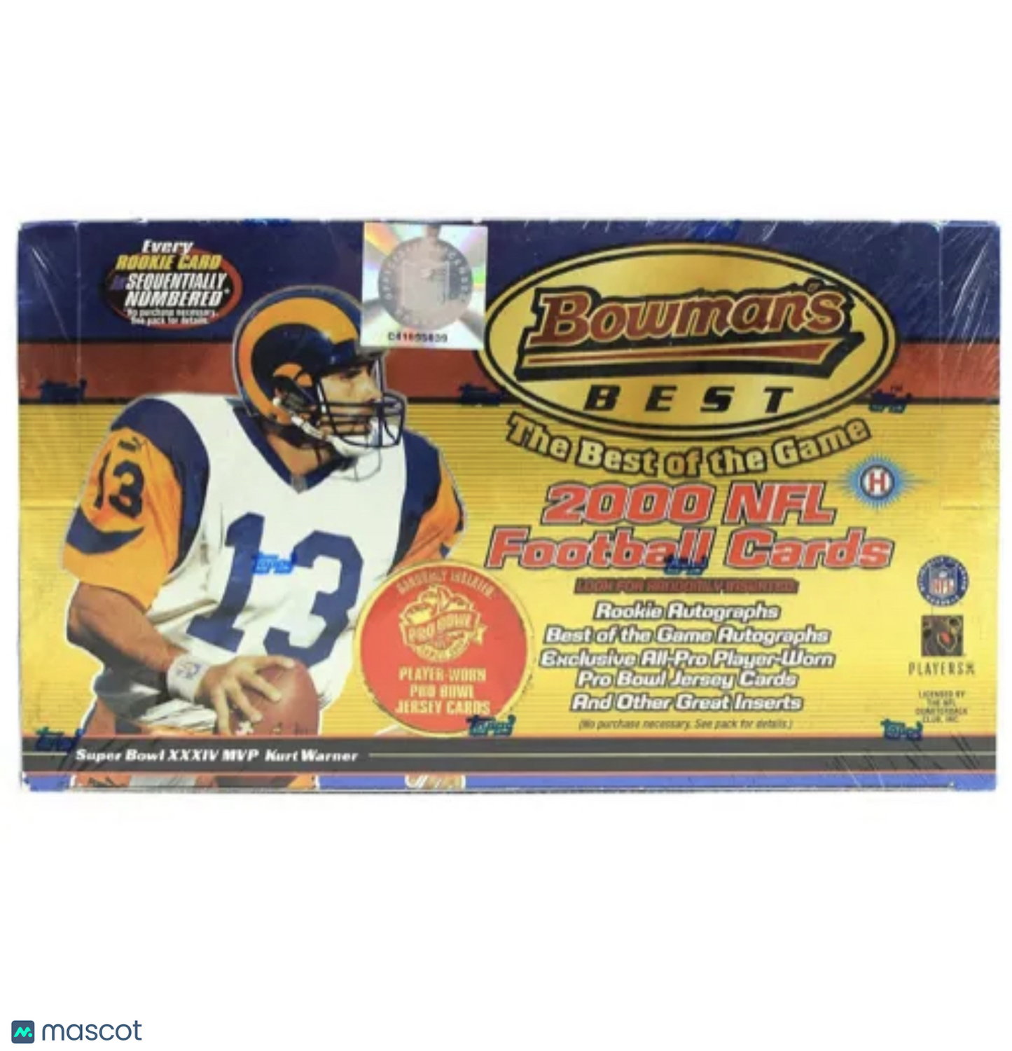 2000 Bowman Best Football Hobby Box