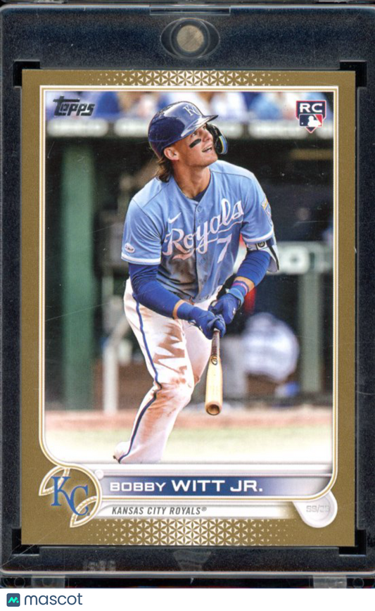 2022 Topps Update Bobby Witt Gold Rookie /2022 US100