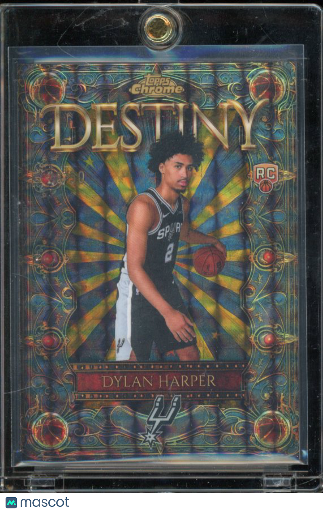 2025-26 Topps Chrome Dylan Harper Destiny Gold Rookie /50