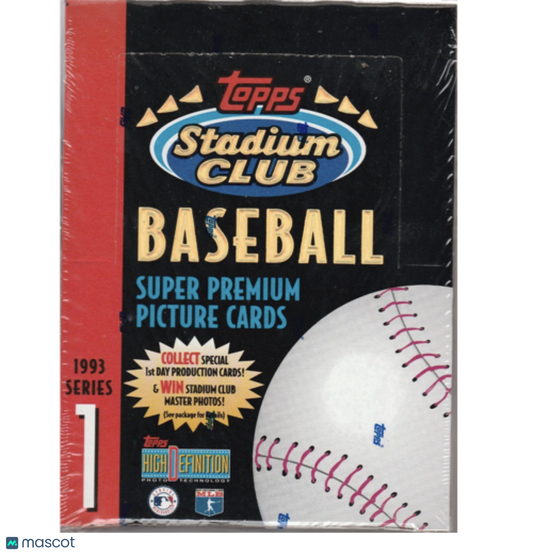 1993 Topps Stadium Club Series 1 Baseball Box