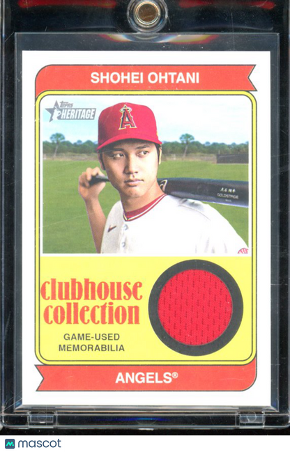2023 Topps Heritage Shohei Ohtani Game Used Patch