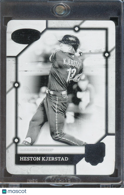 2024 Tier One Heston Kjerstad 1/1 Printing Plate Rookie