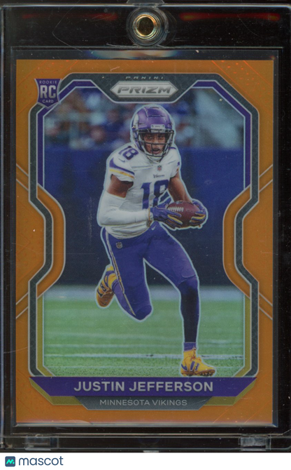 2020 Prizm Justin Jefferson Rookie Orange /249