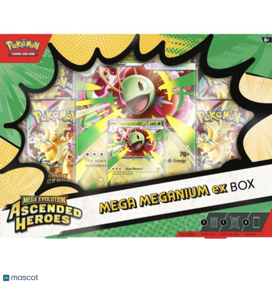 Pokemon Ascended Heroes Mega Meganium ex Box