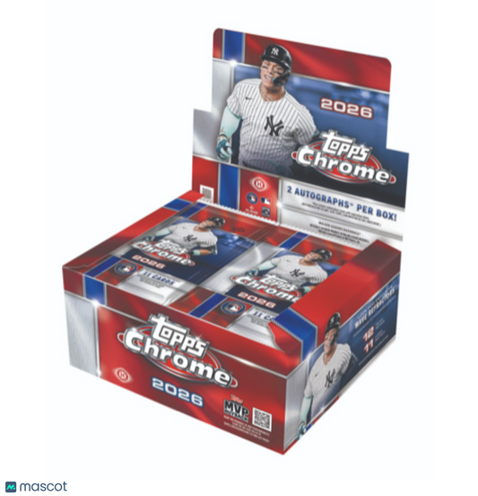 2026 Topps Chrome Baseball Jumbo Box