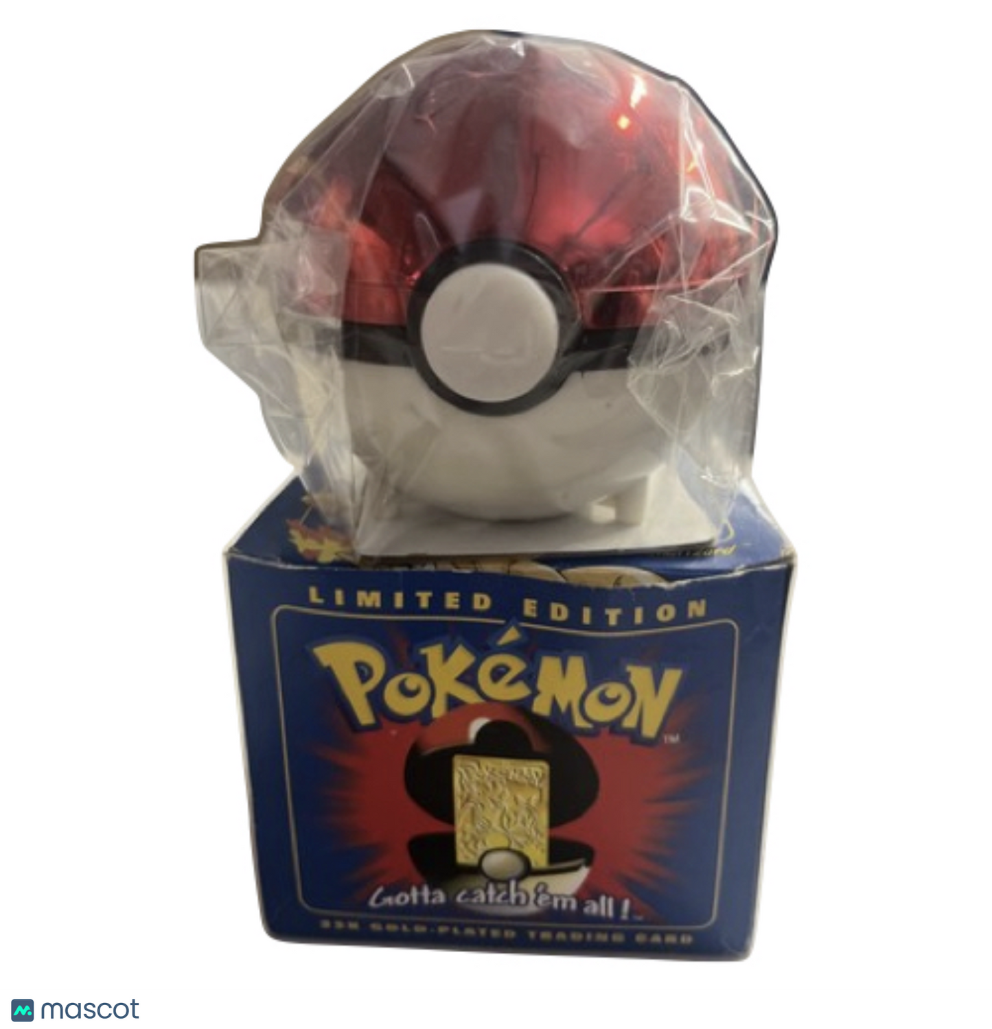 23K Gold Plated Trading Card Pokemon Ball