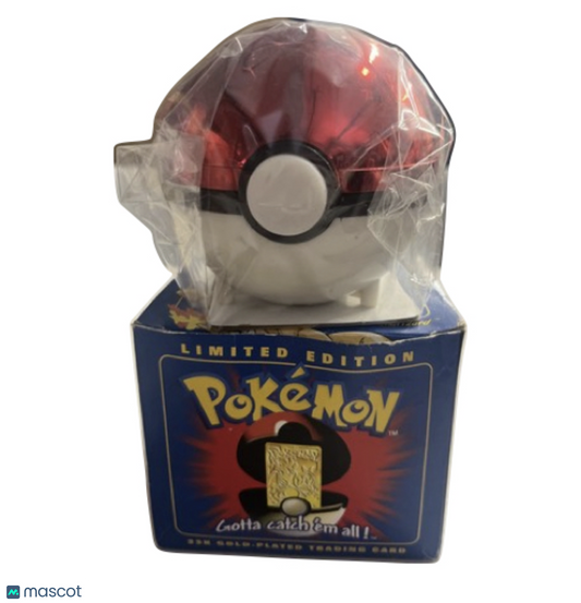 23K Gold Plated Trading Card Pokemon Ball
