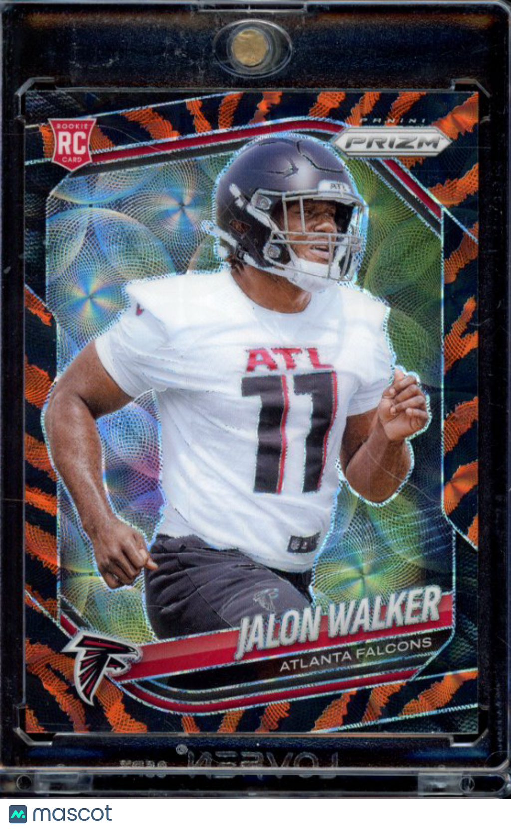 2025 Prizm Jalon Walker Tiger Stripe Rookie SP