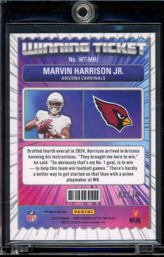 2024 Contenders Optic Marvin Harrison Rookie /10