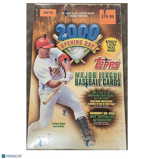 2000 Topps Opening Day Hobby Box