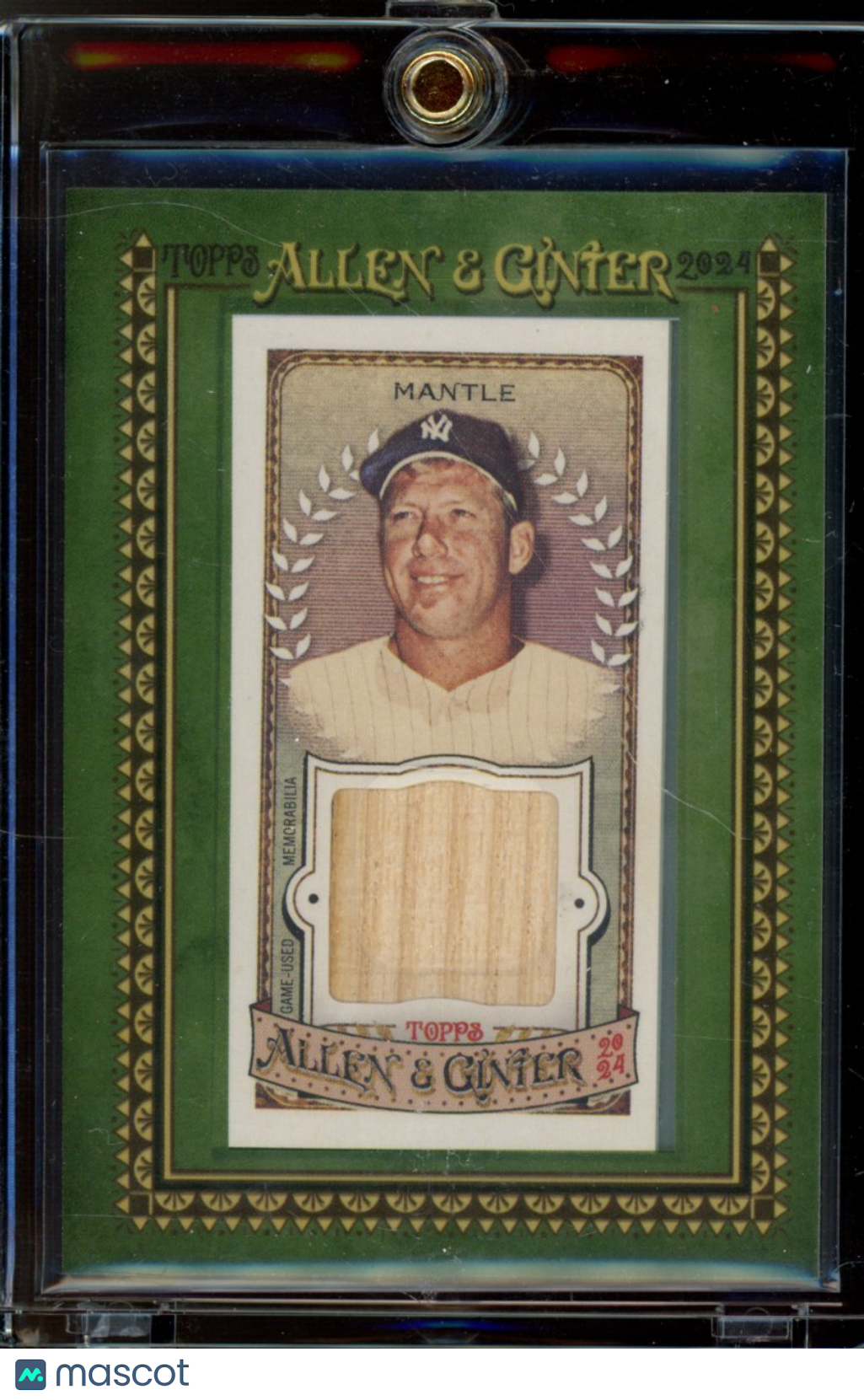 2024 Allen & Ginter Mickey Mantle Bat Relic