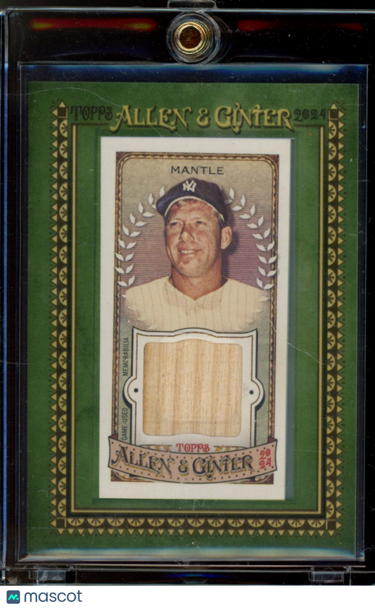 2024 Allen & Ginter Mickey Mantle Bat Relic